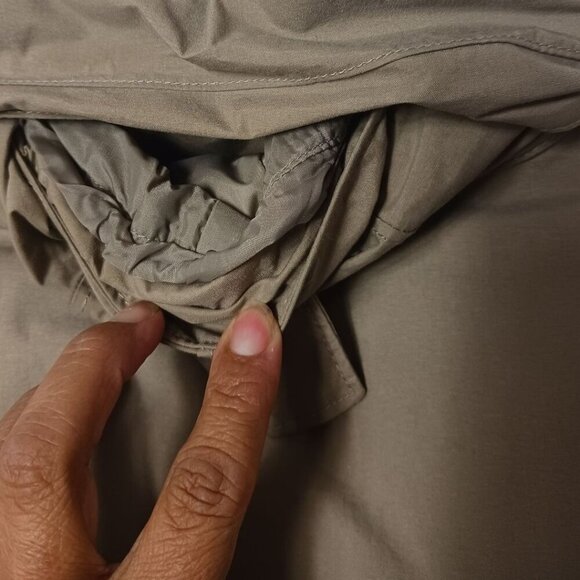 L.L.Bean Vtg Mens Jacket With Fleece Lining & Zip Green Small - Picture 6 of 16